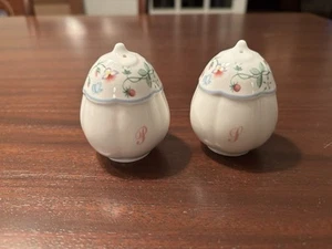 Villeroy and Boch West Germany Mariposa Salt and Pepper Shaker Set Excellent - Picture 1 of 7