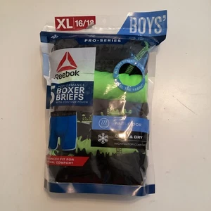 Jungen Performance Boxershorts Reebok Größe X-Large (16/18) 5er Pack - Bild 1 von 3