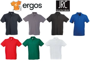 JRC POLO HEADLIGHT 100% Cotton Work Half Sleeve Shirt Men's 5PIECES - Picture 1 of 11