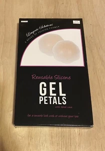 Lingerie Solutions Resuable Silicone Gel Petals Nipple Covers NUDE NIB - Picture 1 of 1