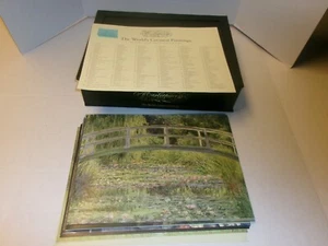 Masterpieces: The World's Greatest Paintings 32 10x13 Art reproductions w/ Box - Foto 1 di 8