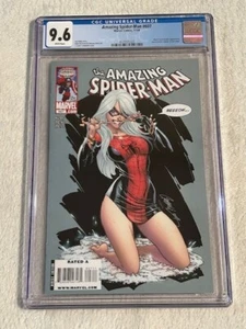 THE AMAZING SPIDER-MAN 607 CGC 9.6 WHITE PAGES!!! BLACK CAT CAMPBELL COVER - Picture 1 of 3