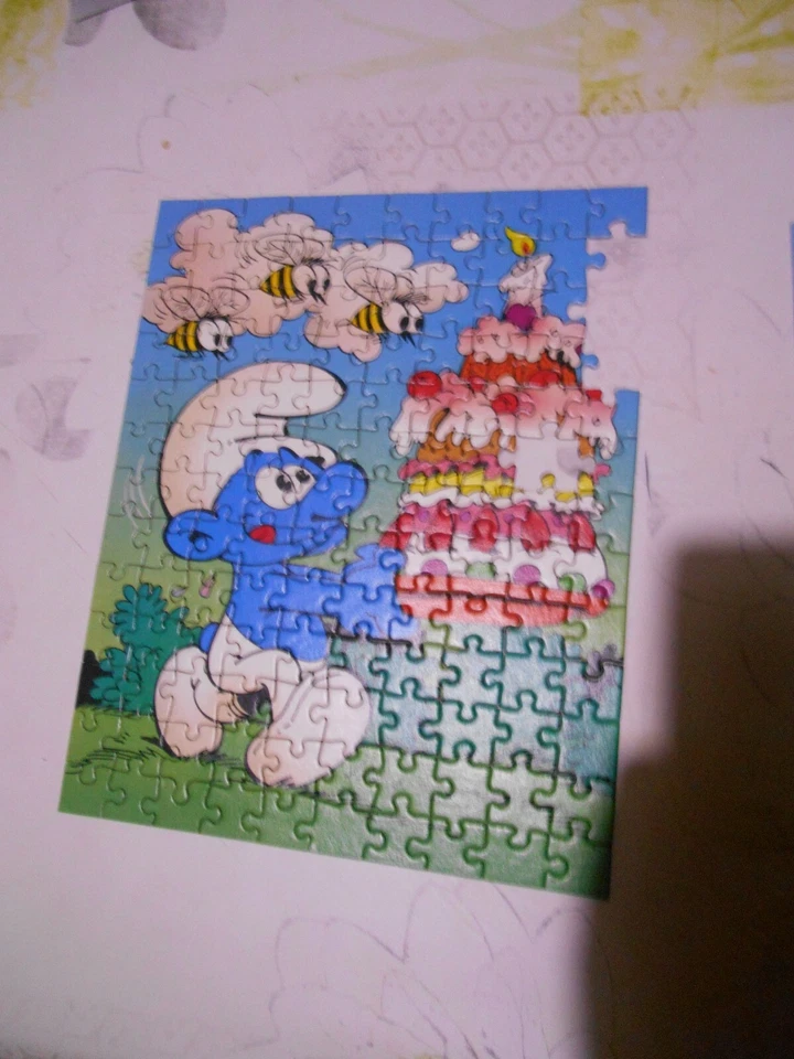 vintage puzzle SCHTROUMPFS peyo  réf: 62358211 Foto 1 de 1