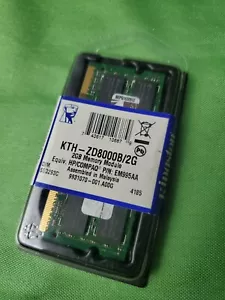 Kingston KTH - ZD8000B/2GB New In Box P/N EM995A SODIMM DDR2 200PIN PC2-5300 - Picture 1 of 8