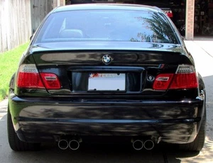 BMW E46 M3 stainless 3" Exhaust Tip Set of 4 - 44% LARGER THAN STOCK! - Picture 1 of 8
