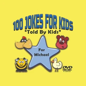 100 Jokes for Kids "Told by Kids" DVD. DVD and Cover Customized with kids name - Picture 1 of 2