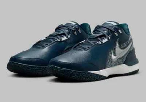 Nike Zoom Lebron NXXT Gen AMPD Men's Shoes Armory Navy Silver FJ1566 400 - Picture 1 of 8