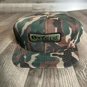 Vintage Oxford Chemicals Inc Patch Snap Back Camo Mütze Trucker 1990er Made in Taiwan - Bild 1 von 7