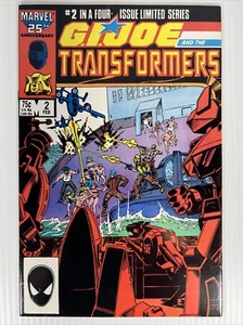 G.I. Joe and the Transformers #2 Marvel Comics 1986 Snake Eyes Destro VF/NM - Picture 1 of 9