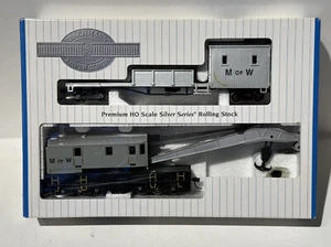 Bachmann SS 250T Crane & Boom Tender M of W - HO Scale Model Train Freight Car - Picture 1 of 3