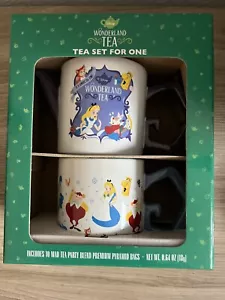 Disney Parks Alice Wonderland Tea Set For One Mug / Teapot / 10 Tea Bags NIB! - Picture 1 of 3