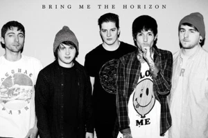 Seltenes 2013 Bring me the Horizon BMTH MAXI Poster 36" x 24" / 91 cm x 61 cm versiegelt - Bild 1 von 1