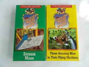 VHS: COUNTRY MOUSE AND CITY MOUSE - FLYING MACHINES - STRAUSS MAUS - New Sealed - Foto 1 di 6