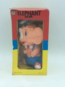Vintage 60’s-70’s IMCO ELEPHANT FUN Bank NEW In Original Box! Made In Hong Kong - Picture 1 of 7