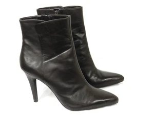 Nine West Ankle Boots, Women's Size 9 Brown Leather - Picture 1 of 9