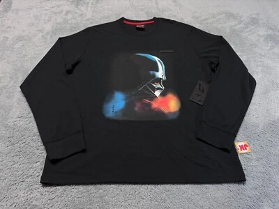 NEW Star Wars Columbia Shirt Adult Large Darth Vader Black Long Sleeve Mens - Image 1 of 4