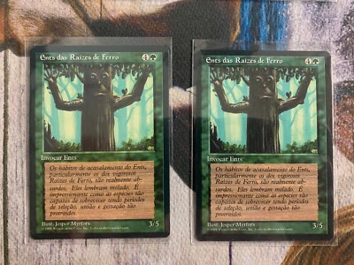 MTG 1x Portuguese FBB 4th Edition Ironroot Treefolk (2 Available) - Image 1 of 2