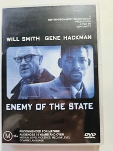 Enemy of The State Will Smith Gene Hackman DVD Good Condition Collectors Vintage - Picture 1 of 3