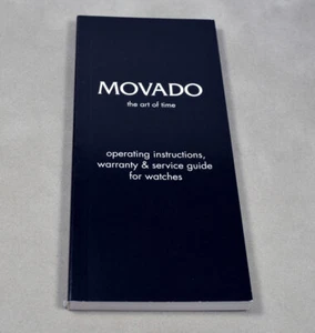 Movado Uhr Allgemeine Anleitung nur Broschüre - Bild 1 von 1