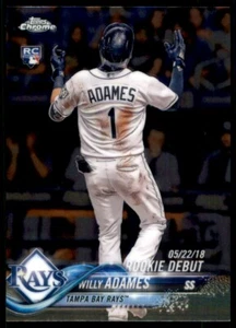 2018 Topps Chrome Update #HMT100 Willy Adames Rookie - Picture 1 of 2