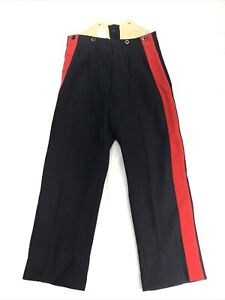 Trouser No 1 Dress Blue O.R. Cavalry Pattern Maroon Stripe dress Trousers #3271