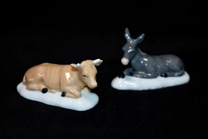Hutschenreuther Krippenfiguren - Weihnachtskrippe Set Ochse und Esel NEU OVP! - Bild 1 von 2