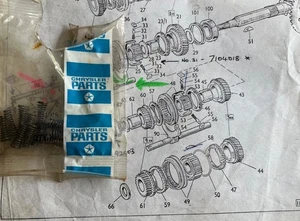 HILLMAN IMP Gearbox Synchromesh Hub Follower Spring Pt. No. 7104018 New Old Stoc - Picture 1 of 3
