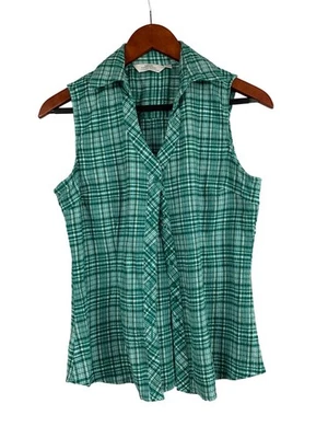 Blusa verde a cuadros sin mangas M de Great Northwest Clothing Co. Foto 1 de 4