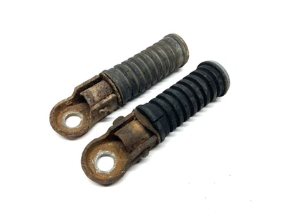 Yamaha XT500 1978 estriberas de pasajero trasero reposapiés par original OEM XT 500 Foto 1 de 4