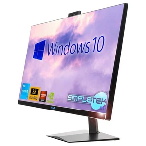 Tout en Un i3 27 " 2K Windows 10 RAM 8 Go SSD 240 Go Ordinateur PC Fixe Gaming - Photo 1/10