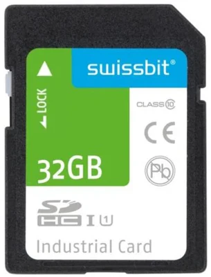 32GB SD/SDHC Swissbit S-450 - SLC - UHS-I - Image 1 of 3