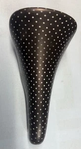 Selle San Marco Bicycle Saddle Polka Dot Pattern Vintage Made In Italy - Picture 1 of 5