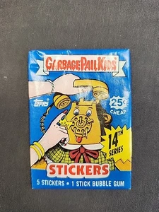1988 Topps Garbage Pail Kids Original 14th Series OS14 5-Card Wax Pack GPK - Bild 1 von 4