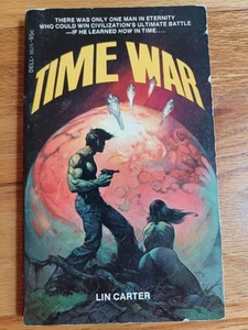 Time War by Lin Carter 1974 Dell SF Paperback with Frazetta Cover Nice Shape - Picture 1 of 4