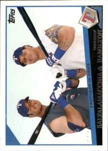 Jarrod Saltalamacchia / Josh Hamilton CC 2009 Topps Retro #201 Rangers FREE SHIP - Picture 1 of 2