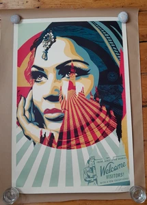 Shepard Fairey Target Exceptions signed Print Obey Giant Poster Street Art - Picture 1 of 2
