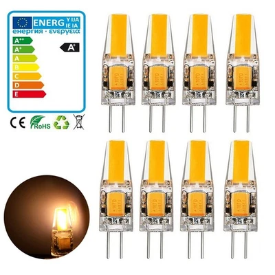 G4 LED COB 6W Lampen Stiftsockel Warmweiß AC/DC12V Leuchtmitte Dimmbar lampe 10x - Bild 1 von 4