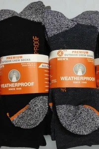 8/16 Pairs Weatherproof Outdoor Works hunting fishing mens socks Size 6-12 bulk - Picture 1 of 1