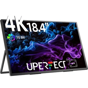 UPERFECT 18" Tragbarer 4K-Monitor 3840*2160 Ultraschlanker Bildschirm mit VESA - Bild 1 von 11