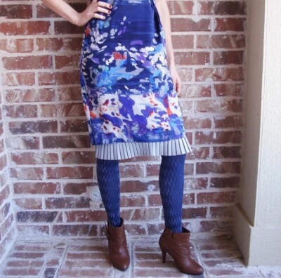 Falda Extensor Slip Hecha a Mano S Blanca Gris Plisada Modestia Falda Alargadora Foto 1 de 4