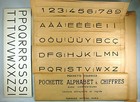 ANCIENNE POCHETTE FOURNIER ALPHABET CHIFFRES POUR LECTURE ECOLE SCOLAIRE NATHAN
