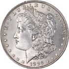 1885-O Morgan Silberdollar - VAM 25A - Major Die Breaks tolle Angebote vom Ex