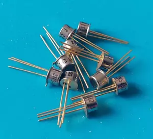 2N5432 JFet N channel transistor metal Case TO-52 gold Siliconix Genuine parts - Picture 1 of 3