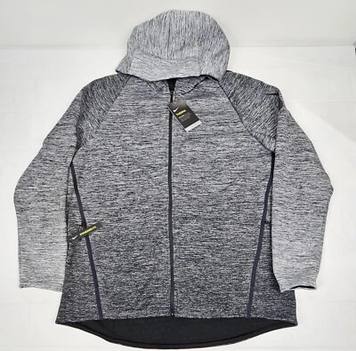 Chaqueta Nike para hombre XL. Therma Sphere Max Agua Viento Entrenamiento Gris Cremallera Completa. Foto 1 de 4
