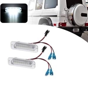 2x White 6000K LED License Plate Light For 2009-12 Mercedes-Benz G550 Wagon W463 - Bild 1 von 18