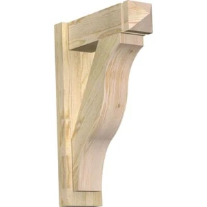 Ekena Millwork Brackets and Braces 6"X26"X18" Douglas Fir Fuston Arts Crafts - Picture 1 of 4
