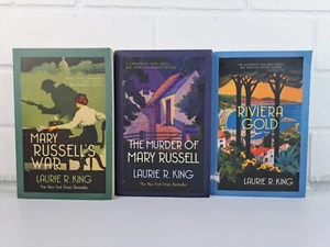 3 x Laurie R King - Mary Russell & Sherlock Holmes - Mystery Fiction Lot Bundle - Picture 1 of 4