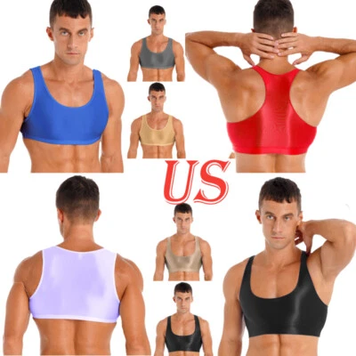 Canotta bodybuilding uomo allenamento mezza crop top canotta fitness camicia sportiva - Immagine 1 di 4