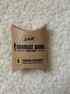Brand New EAR Combat Arms Earplugs size R for Regular Ear Canals - Picture 1 of 4