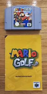 Mario Golf en muy buen estado con manual Nintendo 64 N64 -PROBADO- funcionando - Imagen 1 de 7